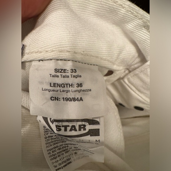 G-star Denim - white A-Frame style jeans - Picture 4 of 4